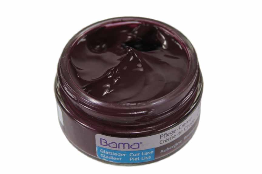 Bama Schuhcreme Lederpflege aubergine lila 50ml z787