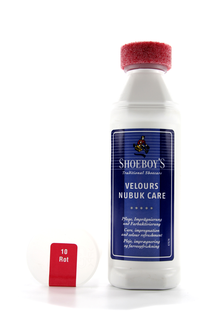 99€/100ml) Shoeboys Velours Stick Wildlederpflege Rauleder rot